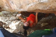 Bouldering in Hueco Tanks on 08/31/2019 with Blue Lizard Climbing and Yoga

Filename: SRM_20190831_1324160.jpg
Aperture: f/2.8
Shutter Speed: 1/400
Body: Canon EOS-1D Mark II
Lens: Canon EF 50mm f/1.8 II