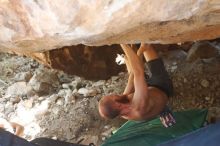 Bouldering in Hueco Tanks on 08/31/2019 with Blue Lizard Climbing and Yoga

Filename: SRM_20190831_1327530.jpg
Aperture: f/2.8
Shutter Speed: 1/320
Body: Canon EOS-1D Mark II
Lens: Canon EF 50mm f/1.8 II