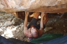 Bouldering in Hueco Tanks on 08/31/2019 with Blue Lizard Climbing and Yoga

Filename: SRM_20190831_1328020.jpg
Aperture: f/2.8
Shutter Speed: 1/400
Body: Canon EOS-1D Mark II
Lens: Canon EF 50mm f/1.8 II