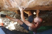 Bouldering in Hueco Tanks on 08/31/2019 with Blue Lizard Climbing and Yoga

Filename: SRM_20190831_1328070.jpg
Aperture: f/2.8
Shutter Speed: 1/500
Body: Canon EOS-1D Mark II
Lens: Canon EF 50mm f/1.8 II