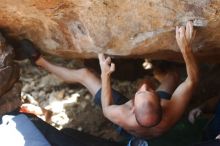 Bouldering in Hueco Tanks on 08/31/2019 with Blue Lizard Climbing and Yoga

Filename: SRM_20190831_1328220.jpg
Aperture: f/2.8
Shutter Speed: 1/1000
Body: Canon EOS-1D Mark II
Lens: Canon EF 50mm f/1.8 II