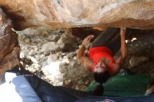 Bouldering in Hueco Tanks on 08/31/2019 with Blue Lizard Climbing and Yoga

Filename: SRM_20190831_1340180.jpg
Aperture: f/2.8
Shutter Speed: 1/500
Body: Canon EOS-1D Mark II
Lens: Canon EF 50mm f/1.8 II