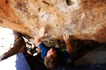 Bouldering in Hueco Tanks on 08/31/2019 with Blue Lizard Climbing and Yoga

Filename: SRM_20190831_1350190.jpg
Aperture: f/4.0
Shutter Speed: 1/320
Body: Canon EOS-1D Mark II
Lens: Canon EF 16-35mm f/2.8 L