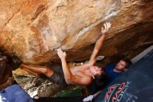 Bouldering in Hueco Tanks on 08/31/2019 with Blue Lizard Climbing and Yoga

Filename: SRM_20190831_1352210.jpg
Aperture: f/4.0
Shutter Speed: 1/200
Body: Canon EOS-1D Mark II
Lens: Canon EF 16-35mm f/2.8 L