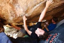 Bouldering in Hueco Tanks on 08/31/2019 with Blue Lizard Climbing and Yoga

Filename: SRM_20190831_1353300.jpg
Aperture: f/4.0
Shutter Speed: 1/160
Body: Canon EOS-1D Mark II
Lens: Canon EF 16-35mm f/2.8 L