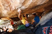 Bouldering in Hueco Tanks on 08/31/2019 with Blue Lizard Climbing and Yoga

Filename: SRM_20190831_1357590.jpg
Aperture: f/4.0
Shutter Speed: 1/125
Body: Canon EOS-1D Mark II
Lens: Canon EF 16-35mm f/2.8 L