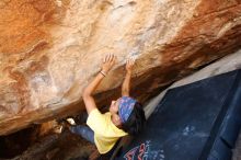 Bouldering in Hueco Tanks on 08/31/2019 with Blue Lizard Climbing and Yoga

Filename: SRM_20190831_1358140.jpg
Aperture: f/4.0
Shutter Speed: 1/250
Body: Canon EOS-1D Mark II
Lens: Canon EF 16-35mm f/2.8 L