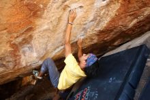 Bouldering in Hueco Tanks on 08/31/2019 with Blue Lizard Climbing and Yoga

Filename: SRM_20190831_1358170.jpg
Aperture: f/4.0
Shutter Speed: 1/320
Body: Canon EOS-1D Mark II
Lens: Canon EF 16-35mm f/2.8 L