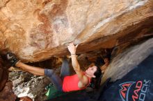 Bouldering in Hueco Tanks on 08/31/2019 with Blue Lizard Climbing and Yoga

Filename: SRM_20190831_1359190.jpg
Aperture: f/4.0
Shutter Speed: 1/160
Body: Canon EOS-1D Mark II
Lens: Canon EF 16-35mm f/2.8 L