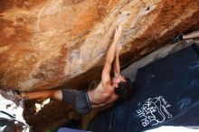 Bouldering in Hueco Tanks on 08/31/2019 with Blue Lizard Climbing and Yoga

Filename: SRM_20190831_1418260.jpg
Aperture: f/4.0
Shutter Speed: 1/320
Body: Canon EOS-1D Mark II
Lens: Canon EF 16-35mm f/2.8 L