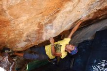 Bouldering in Hueco Tanks on 08/31/2019 with Blue Lizard Climbing and Yoga

Filename: SRM_20190831_1422490.jpg
Aperture: f/4.0
Shutter Speed: 1/250
Body: Canon EOS-1D Mark II
Lens: Canon EF 16-35mm f/2.8 L