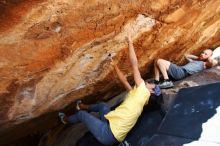 Bouldering in Hueco Tanks on 08/31/2019 with Blue Lizard Climbing and Yoga

Filename: SRM_20190831_1423230.jpg
Aperture: f/4.0
Shutter Speed: 1/500
Body: Canon EOS-1D Mark II
Lens: Canon EF 16-35mm f/2.8 L