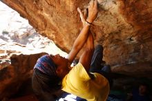 Bouldering in Hueco Tanks on 08/31/2019 with Blue Lizard Climbing and Yoga

Filename: SRM_20190831_1507300.jpg
Aperture: f/4.0
Shutter Speed: 1/640
Body: Canon EOS-1D Mark II
Lens: Canon EF 16-35mm f/2.8 L