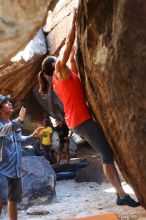 Bouldering in Hueco Tanks on 08/31/2019 with Blue Lizard Climbing and Yoga

Filename: SRM_20190831_1629230.jpg
Aperture: f/2.8
Shutter Speed: 1/400
Body: Canon EOS-1D Mark II
Lens: Canon EF 50mm f/1.8 II