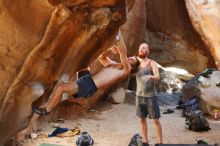 Bouldering in Hueco Tanks on 08/31/2019 with Blue Lizard Climbing and Yoga

Filename: SRM_20190831_1636311.jpg
Aperture: f/2.8
Shutter Speed: 1/200
Body: Canon EOS-1D Mark II
Lens: Canon EF 50mm f/1.8 II