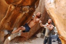 Bouldering in Hueco Tanks on 08/31/2019 with Blue Lizard Climbing and Yoga

Filename: SRM_20190831_1636370.jpg
Aperture: f/2.8
Shutter Speed: 1/200
Body: Canon EOS-1D Mark II
Lens: Canon EF 50mm f/1.8 II