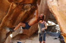 Bouldering in Hueco Tanks on 08/31/2019 with Blue Lizard Climbing and Yoga

Filename: SRM_20190831_1636410.jpg
Aperture: f/2.8
Shutter Speed: 1/200
Body: Canon EOS-1D Mark II
Lens: Canon EF 50mm f/1.8 II