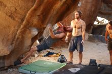 Bouldering in Hueco Tanks on 08/31/2019 with Blue Lizard Climbing and Yoga

Filename: SRM_20190831_1637320.jpg
Aperture: f/2.8
Shutter Speed: 1/200
Body: Canon EOS-1D Mark II
Lens: Canon EF 50mm f/1.8 II