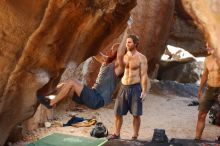 Bouldering in Hueco Tanks on 08/31/2019 with Blue Lizard Climbing and Yoga

Filename: SRM_20190831_1637340.jpg
Aperture: f/2.8
Shutter Speed: 1/200
Body: Canon EOS-1D Mark II
Lens: Canon EF 50mm f/1.8 II