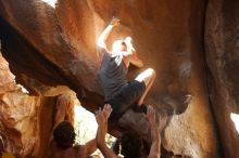 Bouldering in Hueco Tanks on 08/31/2019 with Blue Lizard Climbing and Yoga

Filename: SRM_20190831_1638300.jpg
Aperture: f/4.0
Shutter Speed: 1/200
Body: Canon EOS-1D Mark II
Lens: Canon EF 50mm f/1.8 II