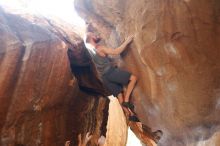 Bouldering in Hueco Tanks on 08/31/2019 with Blue Lizard Climbing and Yoga

Filename: SRM_20190831_1640430.jpg
Aperture: f/4.0
Shutter Speed: 1/125
Body: Canon EOS-1D Mark II
Lens: Canon EF 50mm f/1.8 II