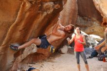 Bouldering in Hueco Tanks on 08/31/2019 with Blue Lizard Climbing and Yoga

Filename: SRM_20190831_1701210.jpg
Aperture: f/2.8
Shutter Speed: 1/200
Body: Canon EOS-1D Mark II
Lens: Canon EF 50mm f/1.8 II