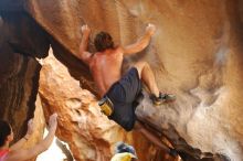 Bouldering in Hueco Tanks on 08/31/2019 with Blue Lizard Climbing and Yoga

Filename: SRM_20190831_1704160.jpg
Aperture: f/4.0
Shutter Speed: 1/160
Body: Canon EOS-1D Mark II
Lens: Canon EF 50mm f/1.8 II