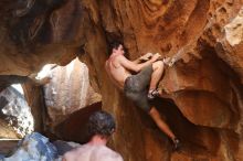 Bouldering in Hueco Tanks on 08/31/2019 with Blue Lizard Climbing and Yoga

Filename: SRM_20190831_1725330.jpg
Aperture: f/2.8
Shutter Speed: 1/320
Body: Canon EOS-1D Mark II
Lens: Canon EF 50mm f/1.8 II