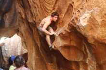 Bouldering in Hueco Tanks on 08/31/2019 with Blue Lizard Climbing and Yoga

Filename: SRM_20190831_1725520.jpg
Aperture: f/2.8
Shutter Speed: 1/250
Body: Canon EOS-1D Mark II
Lens: Canon EF 50mm f/1.8 II