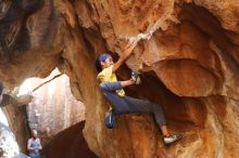 Bouldering in Hueco Tanks on 08/31/2019 with Blue Lizard Climbing and Yoga

Filename: SRM_20190831_1730210.jpg
Aperture: f/2.8
Shutter Speed: 1/250
Body: Canon EOS-1D Mark II
Lens: Canon EF 50mm f/1.8 II