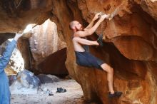 Bouldering in Hueco Tanks on 08/31/2019 with Blue Lizard Climbing and Yoga

Filename: SRM_20190831_1732060.jpg
Aperture: f/2.8
Shutter Speed: 1/320
Body: Canon EOS-1D Mark II
Lens: Canon EF 50mm f/1.8 II