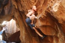 Bouldering in Hueco Tanks on 08/31/2019 with Blue Lizard Climbing and Yoga

Filename: SRM_20190831_1732070.jpg
Aperture: f/2.8
Shutter Speed: 1/250
Body: Canon EOS-1D Mark II
Lens: Canon EF 50mm f/1.8 II