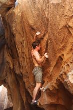 Bouldering in Hueco Tanks on 08/31/2019 with Blue Lizard Climbing and Yoga

Filename: SRM_20190831_1733540.jpg
Aperture: f/2.8
Shutter Speed: 1/320
Body: Canon EOS-1D Mark II
Lens: Canon EF 50mm f/1.8 II