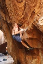 Bouldering in Hueco Tanks on 08/31/2019 with Blue Lizard Climbing and Yoga

Filename: SRM_20190831_1734590.jpg
Aperture: f/2.8
Shutter Speed: 1/250
Body: Canon EOS-1D Mark II
Lens: Canon EF 50mm f/1.8 II