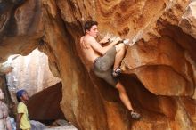 Bouldering in Hueco Tanks on 08/31/2019 with Blue Lizard Climbing and Yoga

Filename: SRM_20190831_1740060.jpg
Aperture: f/3.2
Shutter Speed: 1/160
Body: Canon EOS-1D Mark II
Lens: Canon EF 50mm f/1.8 II