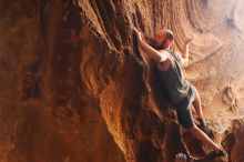 Bouldering in Hueco Tanks on 08/31/2019 with Blue Lizard Climbing and Yoga

Filename: SRM_20190831_1747360.jpg
Aperture: f/2.8
Shutter Speed: 1/200
Body: Canon EOS-1D Mark II
Lens: Canon EF 50mm f/1.8 II