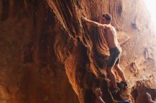 Bouldering in Hueco Tanks on 08/31/2019 with Blue Lizard Climbing and Yoga

Filename: SRM_20190831_1749200.jpg
Aperture: f/2.8
Shutter Speed: 1/200
Body: Canon EOS-1D Mark II
Lens: Canon EF 50mm f/1.8 II