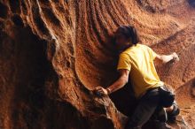 Bouldering in Hueco Tanks on 08/31/2019 with Blue Lizard Climbing and Yoga

Filename: SRM_20190831_1752250.jpg
Aperture: f/2.8
Shutter Speed: 1/200
Body: Canon EOS-1D Mark II
Lens: Canon EF 50mm f/1.8 II