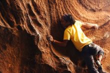 Bouldering in Hueco Tanks on 08/31/2019 with Blue Lizard Climbing and Yoga

Filename: SRM_20190831_1752570.jpg
Aperture: f/2.8
Shutter Speed: 1/160
Body: Canon EOS-1D Mark II
Lens: Canon EF 50mm f/1.8 II