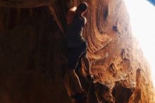 Bouldering in Hueco Tanks on 08/31/2019 with Blue Lizard Climbing and Yoga

Filename: SRM_20190831_1755370.jpg
Aperture: f/2.8
Shutter Speed: 1/320
Body: Canon EOS-1D Mark II
Lens: Canon EF 50mm f/1.8 II