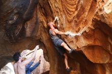 Bouldering in Hueco Tanks on 08/31/2019 with Blue Lizard Climbing and Yoga

Filename: SRM_20190831_1758420.jpg
Aperture: f/2.8
Shutter Speed: 1/200
Body: Canon EOS-1D Mark II
Lens: Canon EF 50mm f/1.8 II