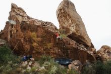 Bouldering in Hueco Tanks on 10/28/2019 with Blue Lizard Climbing and Yoga

Filename: SRM_20191028_0934470.jpg
Aperture: f/5.6
Shutter Speed: 1/320
Body: Canon EOS-1D Mark II
Lens: Canon EF 16-35mm f/2.8 L