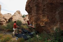 Bouldering in Hueco Tanks on 10/28/2019 with Blue Lizard Climbing and Yoga

Filename: SRM_20191028_0950050.jpg
Aperture: f/5.6
Shutter Speed: 1/320
Body: Canon EOS-1D Mark II
Lens: Canon EF 16-35mm f/2.8 L