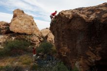 Bouldering in Hueco Tanks on 10/28/2019 with Blue Lizard Climbing and Yoga

Filename: SRM_20191028_0950490.jpg
Aperture: f/5.6
Shutter Speed: 1/400
Body: Canon EOS-1D Mark II
Lens: Canon EF 16-35mm f/2.8 L