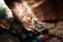 Bouldering in Hueco Tanks on 10/28/2019 with Blue Lizard Climbing and Yoga

Filename: SRM_20191028_1026260.jpg
Aperture: f/5.6
Shutter Speed: 1/250
Body: Canon EOS-1D Mark II
Lens: Canon EF 16-35mm f/2.8 L