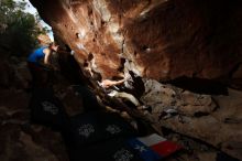 Bouldering in Hueco Tanks on 10/28/2019 with Blue Lizard Climbing and Yoga

Filename: SRM_20191028_1026550.jpg
Aperture: f/8.0
Shutter Speed: 1/250
Body: Canon EOS-1D Mark II
Lens: Canon EF 16-35mm f/2.8 L