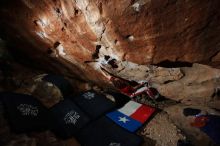 Bouldering in Hueco Tanks on 10/28/2019 with Blue Lizard Climbing and Yoga

Filename: SRM_20191028_1030210.jpg
Aperture: f/8.0
Shutter Speed: 1/250
Body: Canon EOS-1D Mark II
Lens: Canon EF 16-35mm f/2.8 L