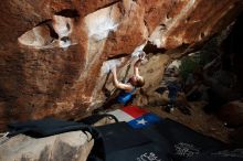 Bouldering in Hueco Tanks on 10/28/2019 with Blue Lizard Climbing and Yoga

Filename: SRM_20191028_1043530.jpg
Aperture: f/7.1
Shutter Speed: 1/250
Body: Canon EOS-1D Mark II
Lens: Canon EF 16-35mm f/2.8 L