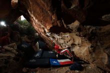 Bouldering in Hueco Tanks on 10/28/2019 with Blue Lizard Climbing and Yoga

Filename: SRM_20191028_1047530.jpg
Aperture: f/7.1
Shutter Speed: 1/250
Body: Canon EOS-1D Mark II
Lens: Canon EF 16-35mm f/2.8 L