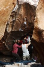 Bouldering in Hueco Tanks on 10/28/2019 with Blue Lizard Climbing and Yoga

Filename: SRM_20191028_1313160.jpg
Aperture: f/3.2
Shutter Speed: 1/250
Body: Canon EOS-1D Mark II
Lens: Canon EF 50mm f/1.8 II